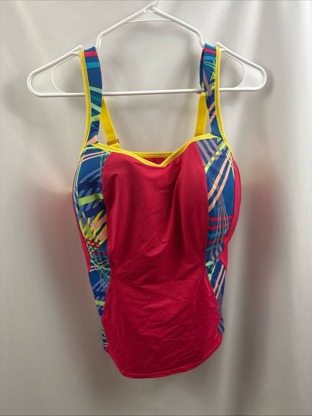 Panache Women's Sport Underwire Sport Built-In Bra Pink Workout Training Top 40E